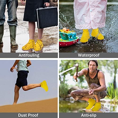 Водоотпорни капаци на чевли на TCCFCCT, заштитени силиконски чевли за мажи, жени, трајни, лесни за носење, капаци за чевли за дожд