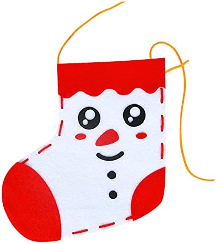 Мал Gnome подарок DIY рачно изработени чорапи ранец награди за награди Божиќни чорапи Мал подарок Божиќен дом DIY