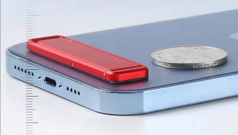Држач за мобилни телефони Ladumu со шест менувачи на опрема што може да се користи со лесна за употреба, алуминиумска алуминиумска