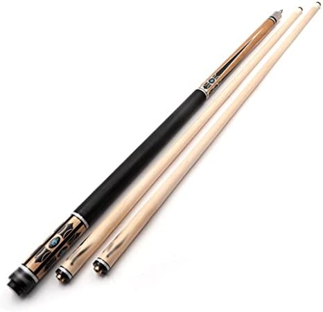 N/A 58 19oz DS Maple Pool Cue Stick Set со 2 вратило, 13мм врв со тврд знак за 1x1