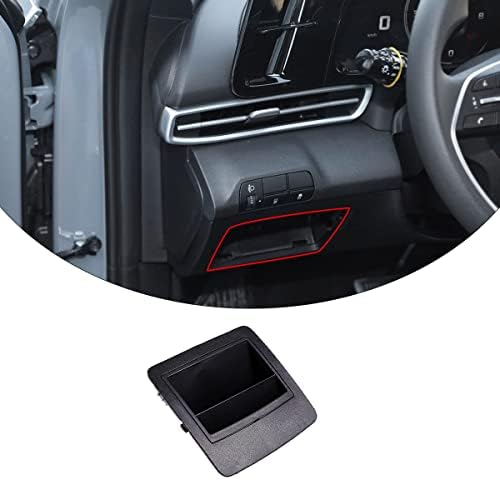 CGTagtal Center Console Console Cource Cox компатибилна со Hyundai Elantra 2021-2022, Возач на седиштето ABS осигурувач Контејнер за монети внатрешна лента за складирање, мултифункционална фиока