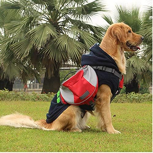 Adiful LifeUnion прилагодлива услуга за кучиња за кучиња за кучиња со ранец торба за обука за пешачење во кампување