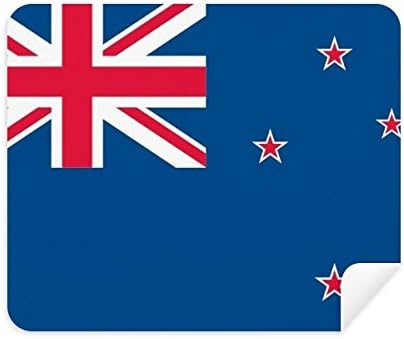 Национално знаме на нов Зеланд Океанија Земја Чистење Крпа За Чистење Екран 2 парчиња Велур Ткаенина