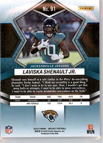 2022 Panini Mosaic 91 Laviska Shenault Jr. Jacksonville Jaguars NFL Football Trading Card