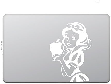 Kindубезна продавница MacBook Air/Pro 11/13 инчи налепница MacBook Снежана црна и бела M452-W
