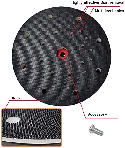 Gooffy мелење 6 инчи 17 дупки за пескарење 150мм кука и јамка со тврди абразивни дискови дискови