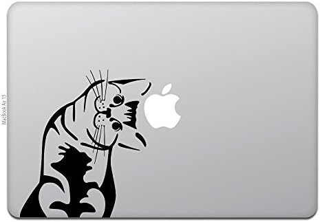 Kindубезна продавница MacBook Air/Pro 11/13 инчи налепница MacBook Cat Cat Cated Reck Black M420