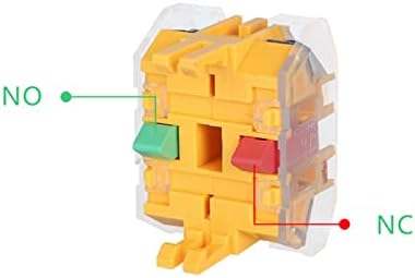 ONECM 2PCS LAY7 - 11ZS LAY7 Инсталирајте го Копчето Scram Scram 22 mm Прекинувач Лифт Прекинувач За Итни Случаи Прекинувач 10A 600V