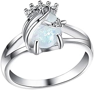 2023 година за ново ангажирање кружни циркони жени свадбени прстени накит за накит за жени полни дијамантски дами прстен освојувачки