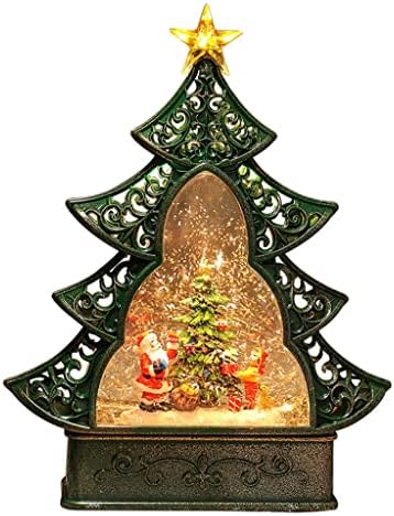TAZSJG Божиќна снегулка Кристална топка Музичка кутија Роденденски подарок за девојки Музичка кутија сон креативно дрво бура фенер декорација