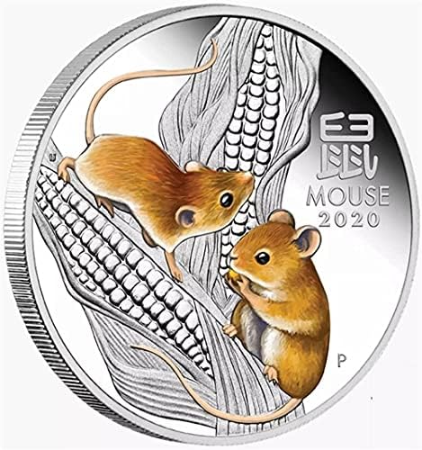 АДА Крипто монета Криптоцентрација Омилена монета Австралија Година на стаорецот Окс австралиски хороскопски монета 2020 Ретро монета Колекција на монети Среќа Ср?