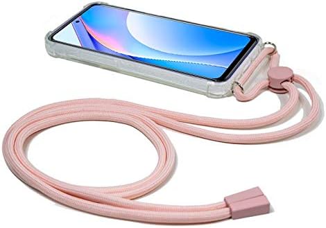 Кул случај за Xiaomi Mi 10t Lite Pink Lanyard