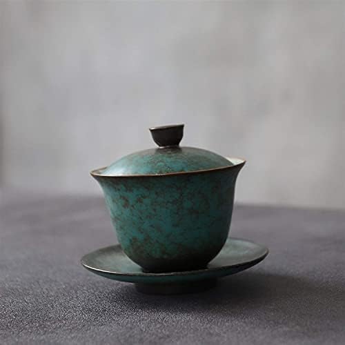 Razzum Кинески чај Гонгфу сет керамички чајник со чај од чај од чај кинески кунгфу чај сет пијалок чаша чај сет зелен керамички