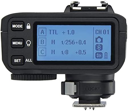 Godox X2T-C Flash Активирањето За Canon 2.4 G Безжичен, 1/8000s HSS, со 5 Копчиња Група, Bluetooth Врска, брзо заклучување топла