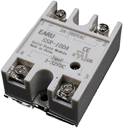 PIKIS DC 3-32V влез AC 24-380V излез SSR 10A цврста состојба реле SSR-10DA SSR-10 DA за PID Трансформатор на напон на контролорот на температурата