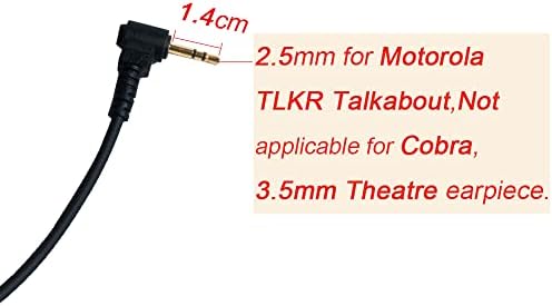 Bvmag Tolkie Talkie Слушалки За Моторола, Акустична Цевка Слушалка За Talkabout MH230R MR350R T200tp T260 T260TP T460 T600 Mt350r Двонасочна