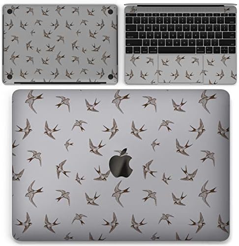 Винил чиста кожа компатибилна со MacBook Pro 13 2019 Pro 16 2020 Mac Air 13 2018 Retina 15 Air 11 Mac 12 налепница на налепници на птици за налепница за животни за печатење симпатична декларатив?