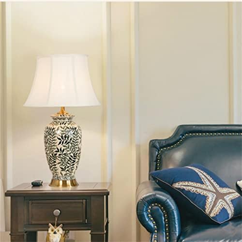 Табела за ламба постсторална керамичка ткаенина LED E27 табела за ламба за дневна соба Студија за спална соба