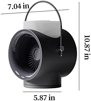 Преносни климатизери, 3 брзини нем преносен AC мини климатик со USB биро за ладење вентилатор тивок личен ладилник за воздух за дома, спална соба,