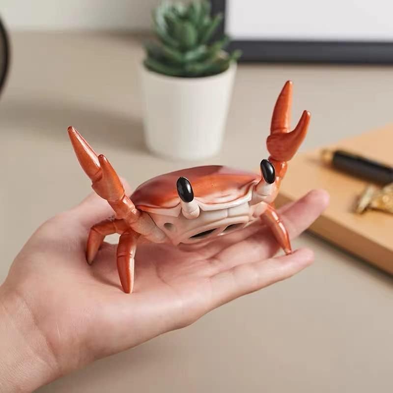 Ahnitol Little Crab Audio опкружувачки звук на звук, звучник за звук на Surroun со 360 степени, може да се користи како бејт бел шумска