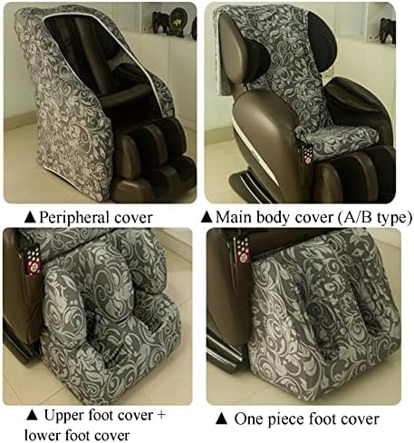 Покрив за столче за масажа на Ријафер, капаци за лежиште направено од истегнување ткаенина што се мие целото тело Шиатсу Масажа стол за масажа