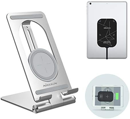 Безжичен полнач за iPad на Nillkin со приемник за безжичен полнач, држач за држачи за безжично полнење и Qi приемник за iPad 9 -ти/8