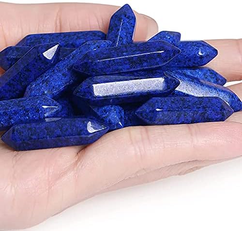 10 парчиња заздравувачки кристали Венди Полирани камења Природни хексагонални зашилени медитации за балансирање на енергијата