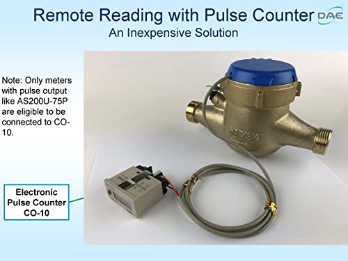 DAE AS-150MP 1-1/2 Мерач на вода со излез на пулсот, измерен во спојување на мерачот Cu + NPT