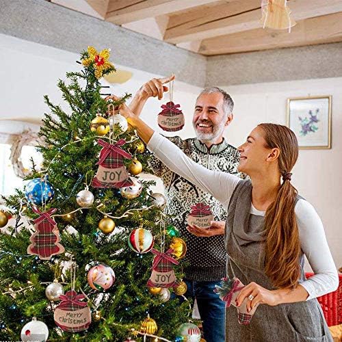 Орнаменти на новогодишно дрво за есен Брелап украси за новогодишни елки во форма на топка за порибување на дрвја bellвонче