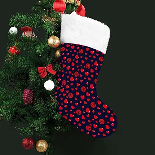 Шема на бубамара Божиќно порибување Божиќни чорапи торбичка куќа семејство Божиќ декор