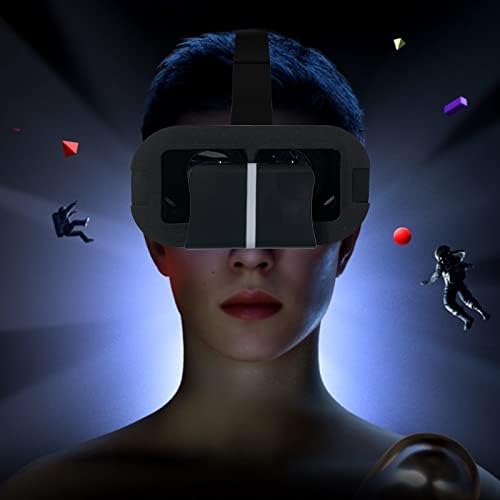 VR Слушалки за Телефони 4.0-6.7, 3d Виртуелна Реалност Игри на Среќа &засилувач; Видеа Шлем Прилагодливи Глава Игра Очила 360° Панорамски