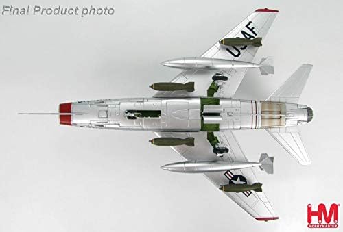Hobby Master F-100c Super Saber 54-1800 333 Day Fighter Day SQN 4-ти FDW Seymour Johnson AFB 1958 Gunnery Запознајте 1/72 Diecast авион модел