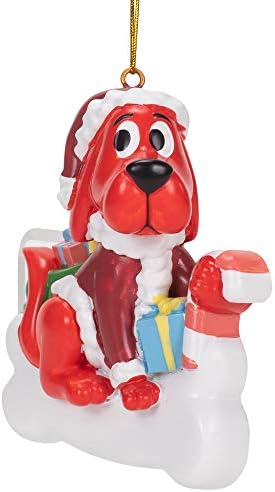 Курт Адлер CRD2201 Клифорд Големиот украс на црвено куче за персонализација, висок 3-инчен висок