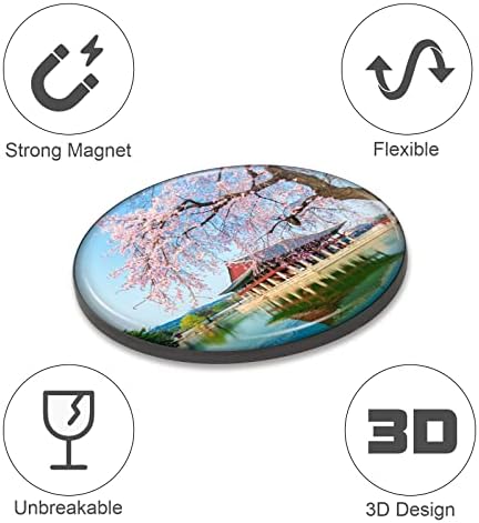 Сеул магнет силен и флексибилен магнет за фрижидер во Сеул 1,1 инчен епоксидна купола