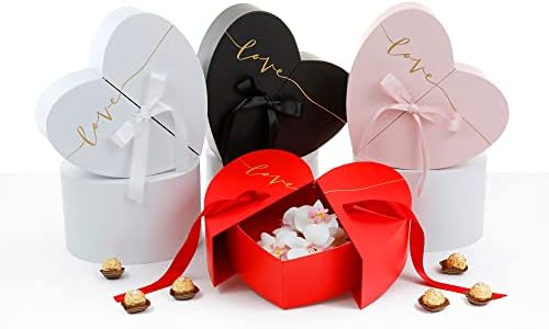 Уникпакување Изненадување Кутија За Срце Со Лента За Луксузни Аранжмани За Цвеќиња И Подароци