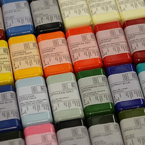 R&F рачно изработени бои 1143 Encaustic Paint 104ml, кадмиум жолт длабок