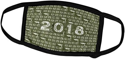 3drose 2018 и изглед на табла за матура Капс, бело и зелено - капаци на лицето