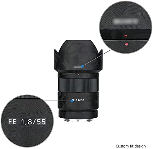 Анти-гребење леќи за леќи за леќи и леќи за капаци на аспираторот за заштита на кожата за Sony Fe 55mm F1.8 ZA SEL55F18Z ЛЕНС ШЕСТ