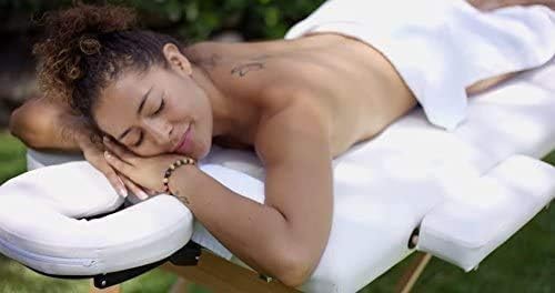 САД постелнини 600 броеви на нишки чиста органска масажа за масажа на памук бањата 3-pCS лист поставена бела цврста форма