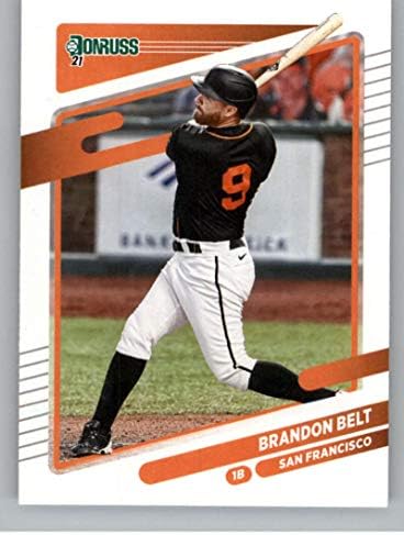 2021 ДОНРУС 156 Брендон појас Сан Франциско гиганти за тргување со картички за бејзбол