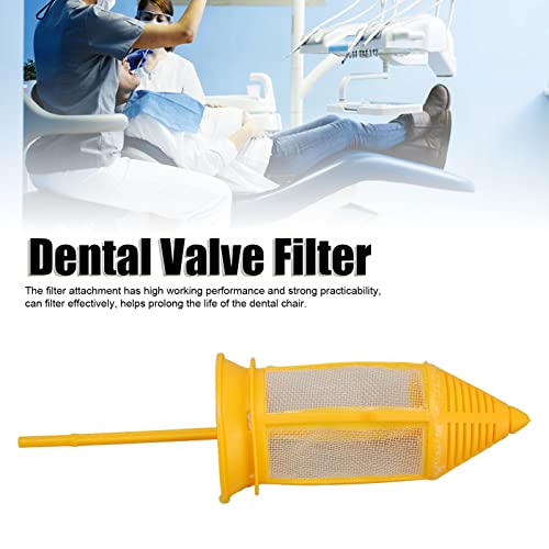 Стоматолошки вентил Силен вшмукување слаб вшмукување филтер, жолт стоматолошки стол Филтер за заменски додаток за замена