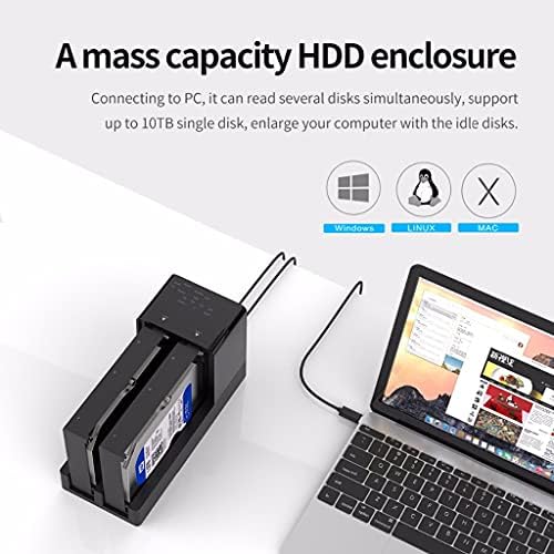 CZDYUF 2.5 3.5 Sata Hdd Прилог Докинг Станица Офлајн Клон СУПЕР Брзина USB 3.0 Хард Диск Поддршка 10tb 2 Залив