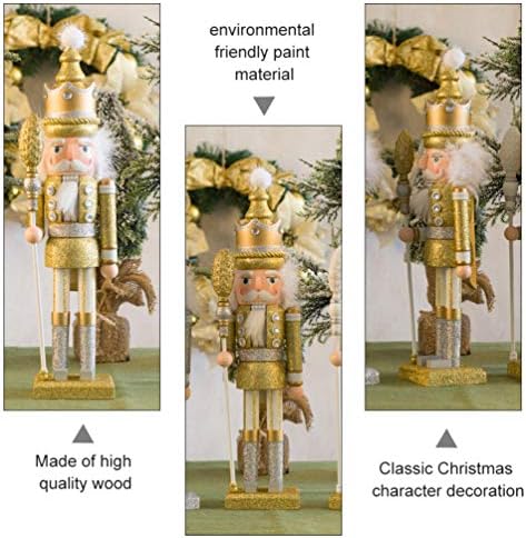 Орнаменти за народеност на Bestoyard Дрвени Божиќни оревици фигури Божиќни дрвени украси украси занаетчиски подароци за порибување