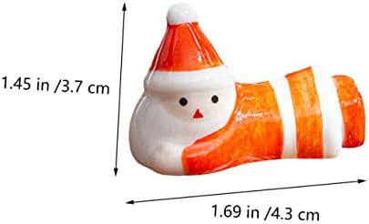 Бестонзон 6 Парчиња Дедо Мраз Стапчиња За Јадење Одмор Дедо Украс Куќа Орнаменти Јапонски Декор Божиќ Дедо Мраз Украси Чај Торба