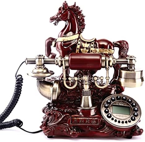 Дубао Европски Антички Телефонски Орнаменти Фиксна Линија Фиксна Коњ До Успех Украси За Домашна Декорација