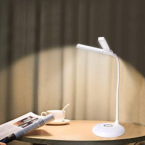 TKHP преклопна двојна глава светлина 360 степени прилагодлива USB LED -ламба за предводена ламба за домашна канцеларија Промена на декоративна ламба