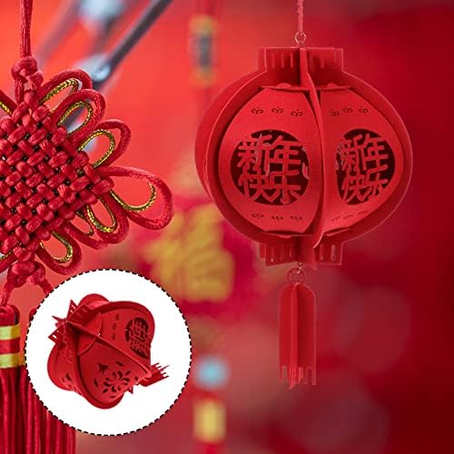 Оперитакс Домашен Декор Црвени Кинески Фенери Украси За Кинеска Нова Година Кинески Фестивал И Прослава Фенер Кинески Среќен Црвен