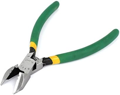 Аексит зелени пластични рачни алатки обложени рачни дијагонални сечење на секачи за секачи долги 170 мм долги