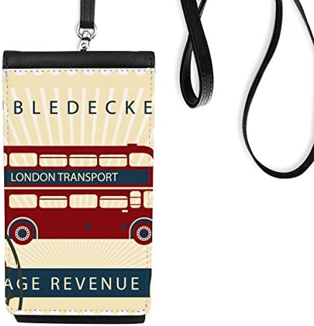 Печати за двојки во Лондон, Англија Велика Британија, Велика Британија Телефонска чанта, виси мобилна торбичка со црн џеб