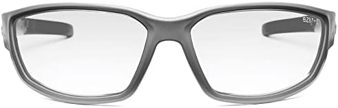 Ergodyne - 53180 Skullerz Kvasir безбедносни очила - мат сива рамка, леќи на отворено
